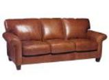  brown leather sofa
